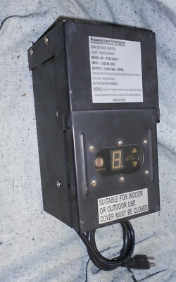 Aquascape Designs PTST-30012 12V Low Voltage Transformer 300W same as malibu