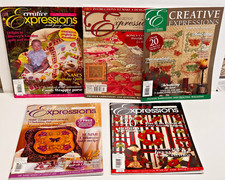 NEW Creative Expressions Magazine Issue 10 21 25 27 29 Embroidery Sewing Quilt