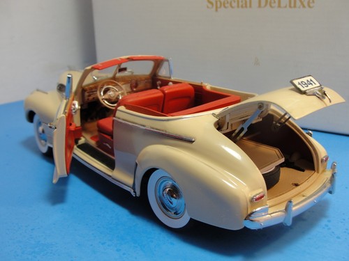 1:24 Danbury Mint Cameo Cream 1941 Chevrolet Special Deluxe Original Box. - Picture 3 of 7