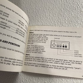 Pac-Man [Tengen Gray] NES Manual Only Original OEM
