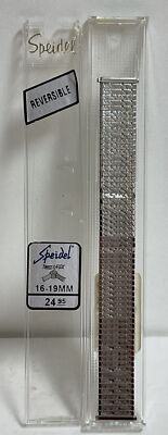 Speidel 1343/02 (Revirsible) 16-19mm Silver Watch Band #55