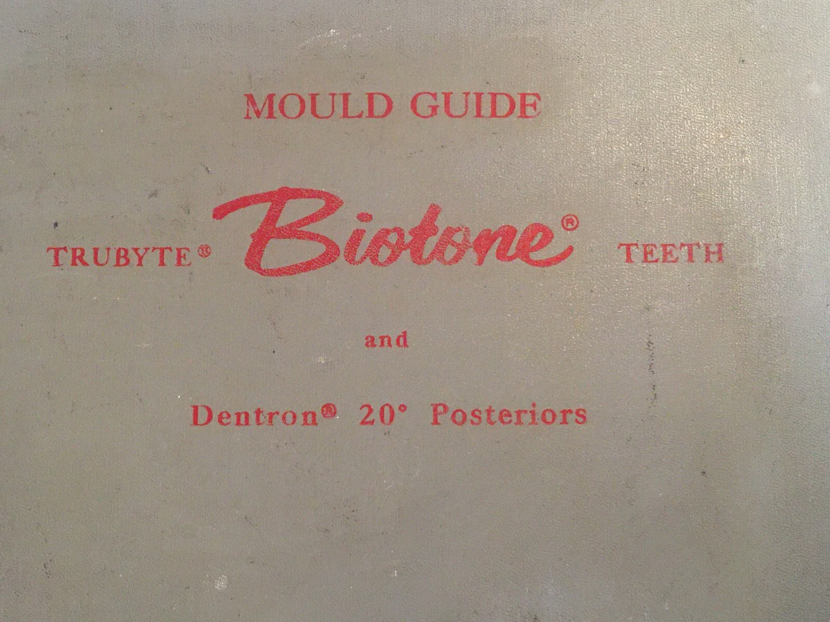 Mould Guide for Trubyte Biotone Teeth and Dentron 20 Posteriors