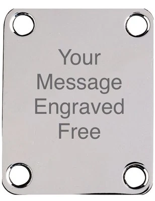 Placa de mástil de guitarra grabada personalizada, regalo de guitarrista guitarra personalizada