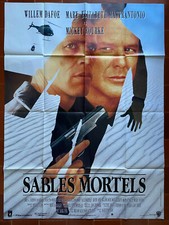 Affiche SABLES MORTELS Roger DONALDSON Willem DAFOE Mickey ROURKE 120x160cm