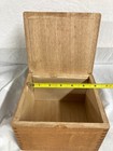 Small Dovetailed Wood Box 6.5"X 6" X 4" Anything Box Storage  Stash Hinged Lid — photo 4