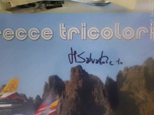 FRECCE TRICOLORI 2022 AERONAUTICA MILITARE POSTER 70x50 AUTOGRAFATO PONY 10 - Foto 2 di 3