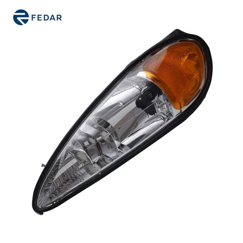 Fedar Replacement Headlight Fit 1999-2005 Grand Am Driver Side w/Bulb - Picture 3 of 7