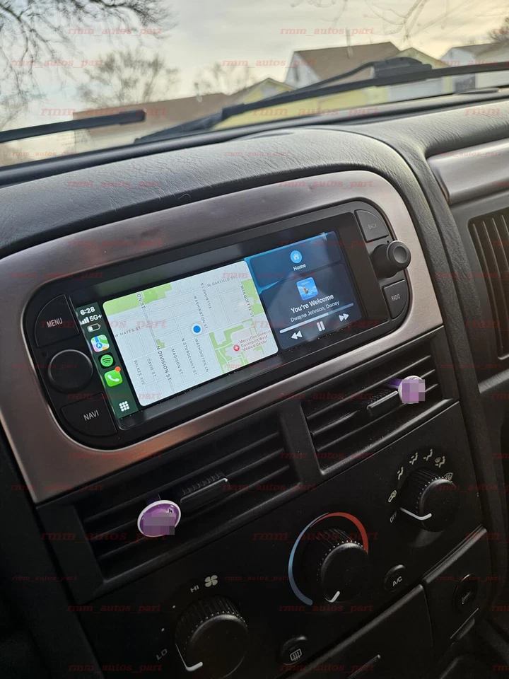 For Jeep Grand Cherokee 1999-2004 Apple Carplay Car Stereo Radio Android Navi Foto 4 de 4