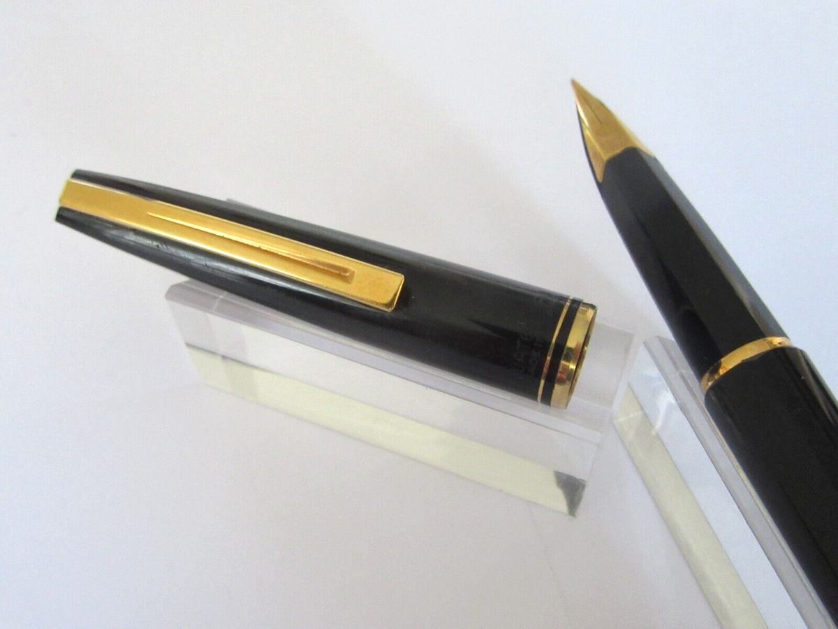 Stylo Plume Waterman Concorde Lady - Modèle Prestige Avec Plume En Or - Noir - Occasion