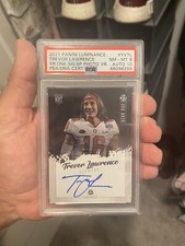 2021 Panini Luminance Trevor Lawrence Year One SG SP Photo PSA 8 Auto PSA 10