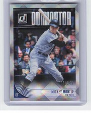 2018 Donruss #D10 Mickey Mantle Dominators Silver #/349