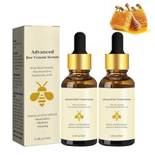 2 Stück Bienengift Serum - Anti-Falten-Serum...
