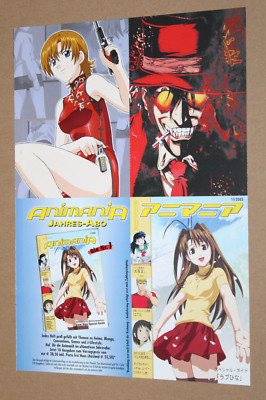 Najica Blitz Tactics / Hellsing rare Anime Manga Postcard Set