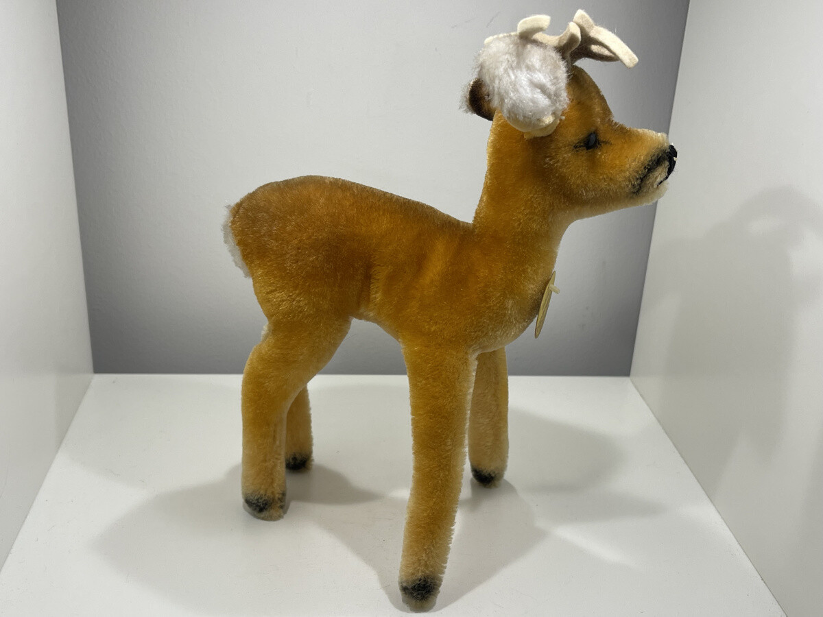 シュタイフ☆Fawn 12cm☆1968年製ベルベットのバンビ/小鹿Steiff