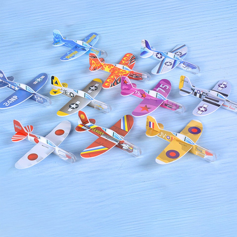 25 Pcs Glider Planes Paper Airplane Kit Toy Bulk Model Child eBay