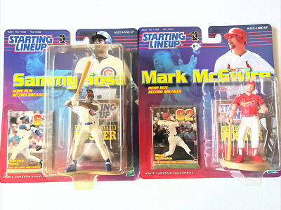 1999 Hasbro Starting Lineup Mark McGwire & Sammy Sosa The Great