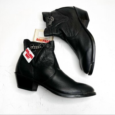 Durango | Deercrow Leather Side Zipper Demi Shaft Boots 9.5 NEW