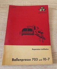 Massey Ferguson Ballenpresse 703 + 10-7 Reparaturleitfaden