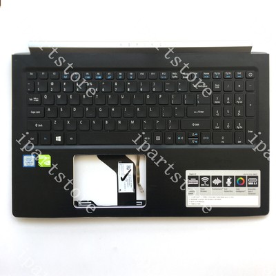 For Acer Aspire 5 A515-51 A515-51G Palmrest & Backlit Keyboard 6B.GS1N2.001