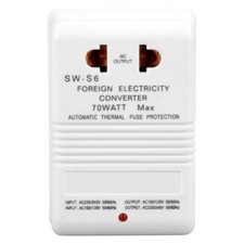 Voltage Converter 70W Power Transformer 110V/120V to 220V/240V 55-60HZ