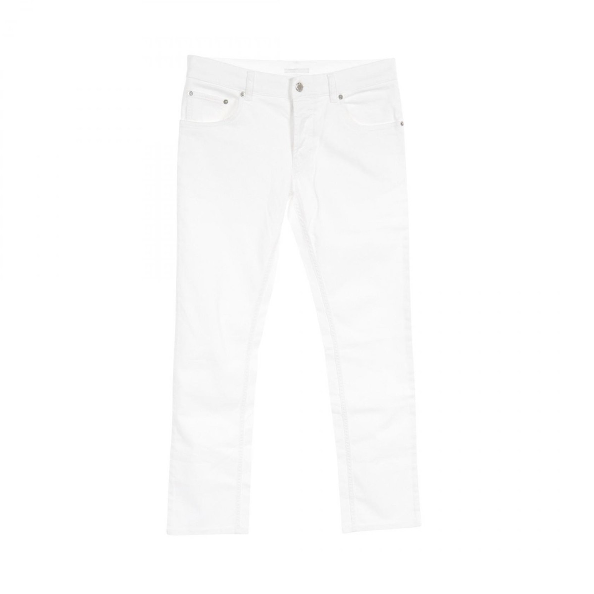 PRADA Denim pants RN.98339-CA.34767 cotton White Used Women PRADA Denim pants RN.98339-CA.34767 cotton White Used Women