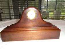Cherry Wood Clock Desk Mantel Shelf Desk Table