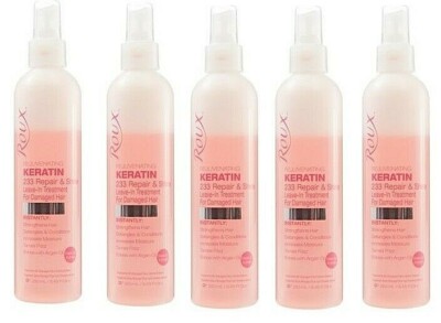 Pack of 5 - Roux Rejuvenating Keratin Repair - Shine Leave-In Treatment 8.45 oz