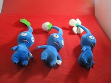 Blue Pikmin Set Leaf Bud Flower Pikmin Nintendo Gamecube 2001 Beanbag Plush
