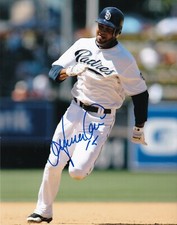 JESUS GUZMAN  SAN DIEGO PADRES   ACTION SIGNED 8x10