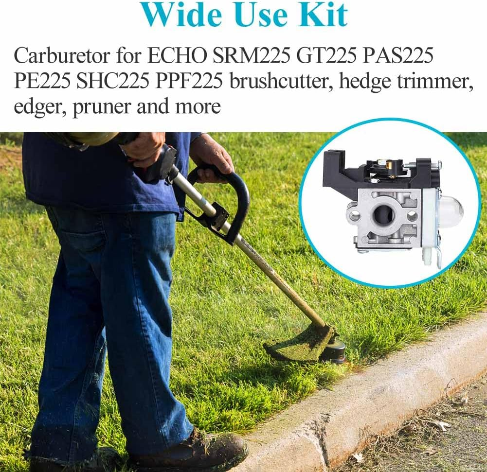 Carburetor Repower Kit Set Fits ECHO GT-225 PE225 SRM225 ZAMA - Foto 3