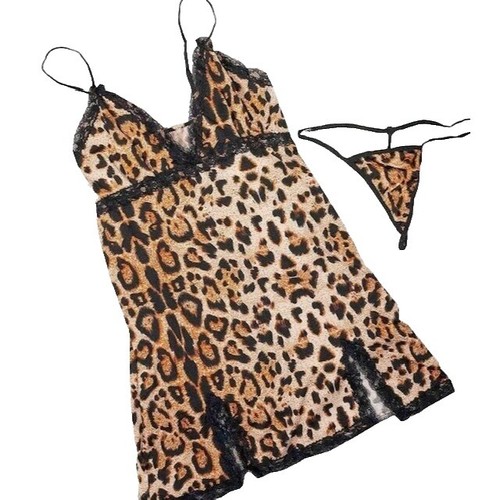 Christmas Valentines Gift Leopard Womens Lingerie Underwear Christmas Valentines Gift Leopard Womens Lingerie Underwear