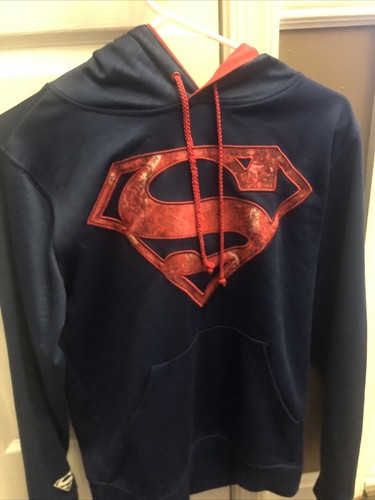 superman pullover moletom com capuz