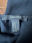 FOREVER 21 Women Tie Neck Halter style Black Jumpsuit sz Medium 27" inseam — photo 6