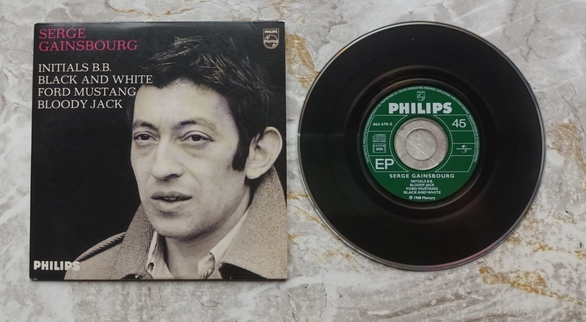 SERGE GAINSBOURG - Initials BB - CD / EP Vinyle réplica | eBay