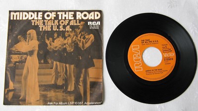 Middle of the Road - Samson and Delilah + The Talk of all the U.S.A. - Single