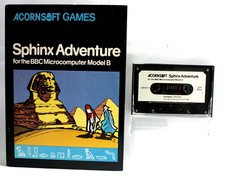 SPHINX ADVENTURE ACORNSOFT GAMES BBC MICROCOMPUTER MODEL B USED SBG07 VBC 68415