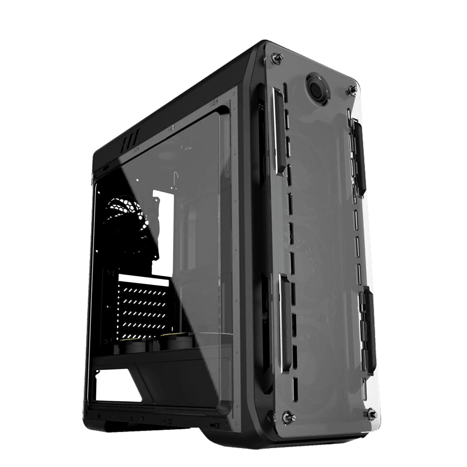 Gaming Tower Case GX Optical ATX/mATX/ITX Computer PC Case 4x RBG fan