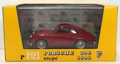 Brumm Models 1/43 Scale Diecast R121 - 1952 Porsche 356 Coupe - Red