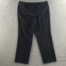 Basler Womens Pants Blue Size 50 High Rise Straight Leg Career 100% Acetate