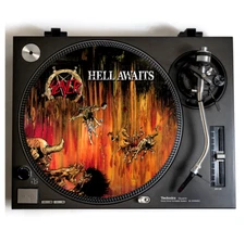 SLAYER Turntable Slipmat For Vinyl Records 12" DJ Slip Mat thrash metal vinyls