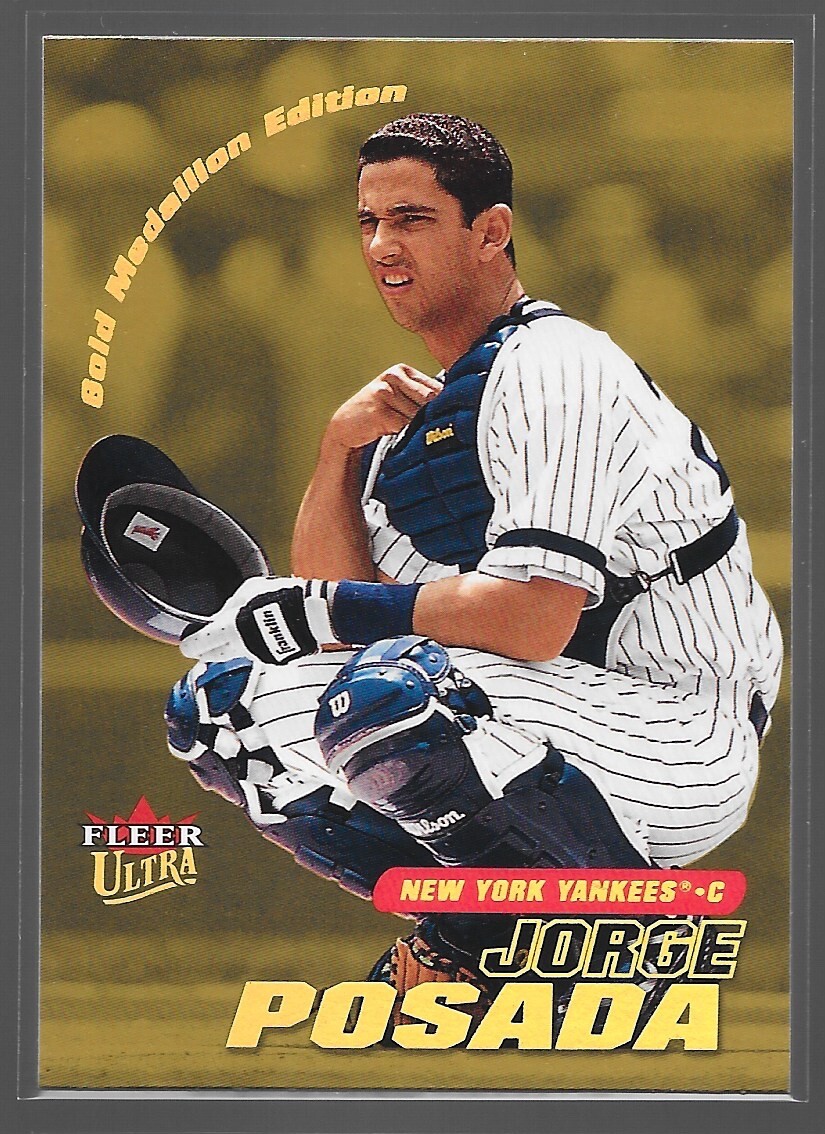 Jorge Posada #86 Baseball Cards 2001 Ultra trading card — raw and PSA graded price guide