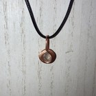 Handmade natural Aquamarine Copper wire wrapped pendant Necklace Reiki Charged