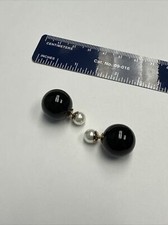 Pearl Double Sided Earring Ball Earring Pearl Stud Mise en Tribal