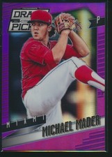 2014 Panini Prizm Perennial Draft PURPLE PRIZM #14 Michael Mader 132/149