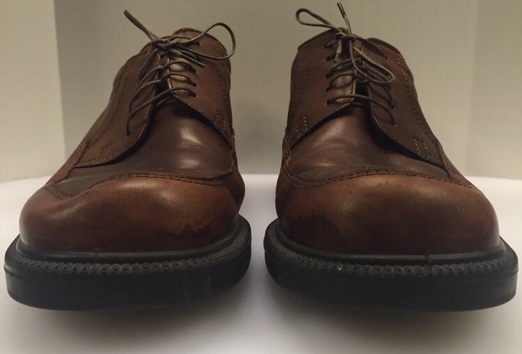 Ecco City Brown Leather Lace Oxfords Shoes Men's 12 12.5 US 46 EU Vintage Rare image 10
