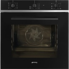 Smeg Forno Elettrico da Incasso Ventilato 70lt 60 cm Cl.A Nero SF64M3VB2