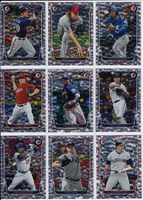 2014 Bowman Baseball Silver Ice Base Parallel Lot (15 Cards) No Dupes