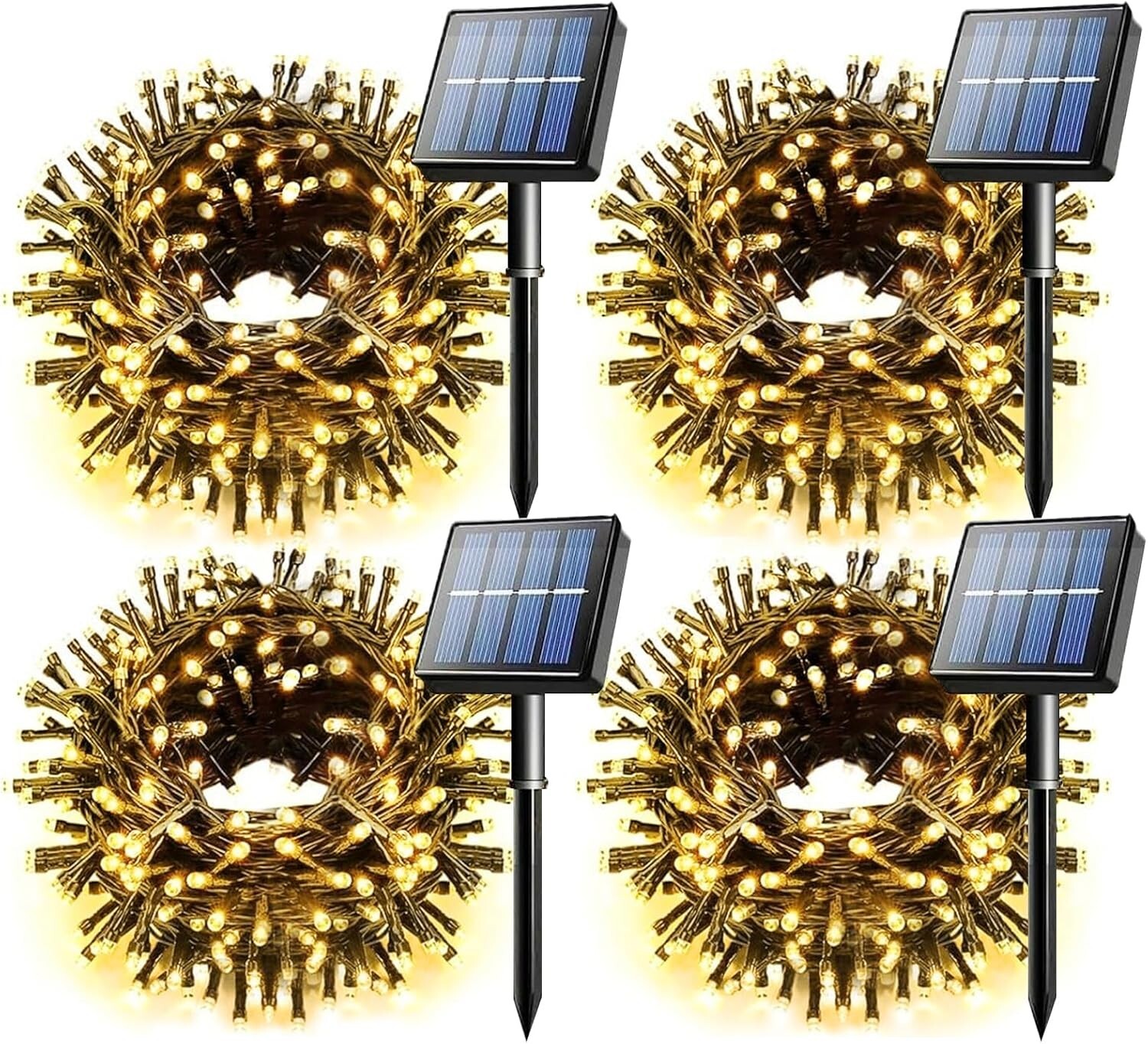 Luci Solari Esterno 40M 400 LED - Catena Luminosa 8 Funzioni IP65