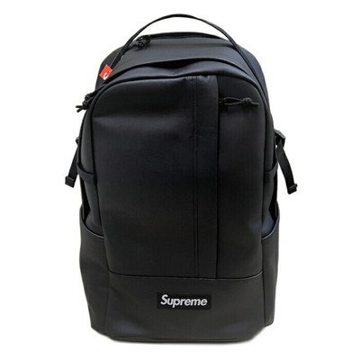 Supreme / Leather Backpack Black 2023Fw Used | eBay