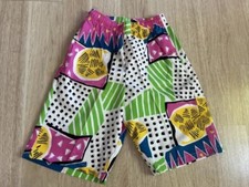 Original Jams Shorts Surf Line Hawaii Cotton Colorful Vintage 80s 90s Men Sm